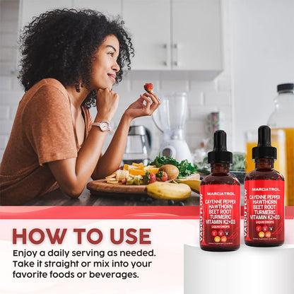 Cayenne Pepper Liquid with Hawthorn, Ginseng & Turmeric